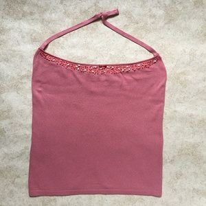 Aida Barni Silk Tank Top, Made in Italy, Size L